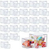 48 Cajas De Plástico Acrílico Transparente Para Exhibición,