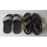  Sandalia adidas Adissage + Nike Acg Santiam 4 Black Orange