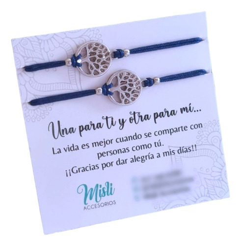 Par Manillas Pareja Árbol De La Vida-pulseras Para Compartir