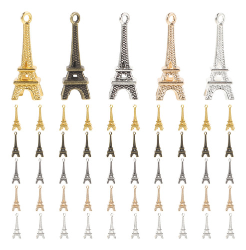 Llavero Colgante De La Torre Eiffel, 60 Piezas, Accesorios D