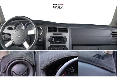 Cubretablero Bordado Dodge Charger 2006, 2007.