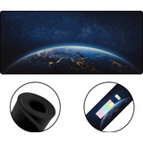 Mouse Pad Gamer Planeta Earth Extra Grande 80x30 Speed Pro