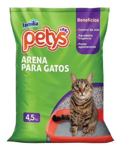 Arena Para Gatos Petys 4.5kg