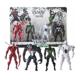 Muñecos Articulados Carnage Venom Iron Spider Set X 4 