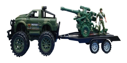 Set Vehiculo Militar De Ataque Juguete Economico 14963