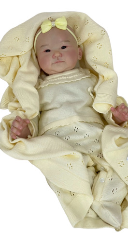 Bebê Reborn Boneca Menina Japonesa Realista Feita A Mão