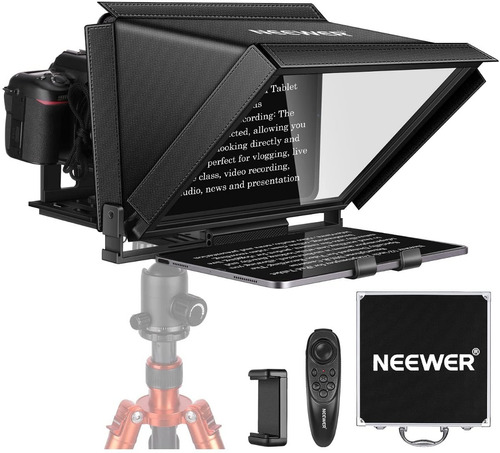 Neewer Teleprompter De Aluminio Con Control Remoto X12