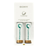 Cargador Pilas Aa/aaa Sony + 2 Baterias Aa 1000mah Original