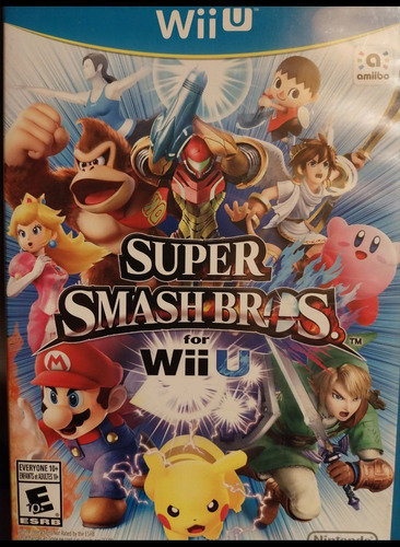 Juego Súper Smash Bros For Wiiu En Excelente Estado 