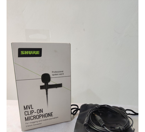 Shure Mvl/a Microfono Condensador Omnidireccional Solapa