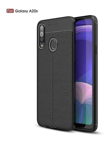 Funda A Prueba De Golpes Litchi Texture Tpu Para Galaxy A10s