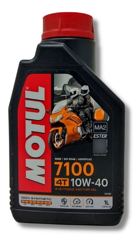 Aceite Motul 4t 7100 10w40 Sintetico 1lt