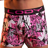 Boxer Hombre Lody Men Algodón Y Lycra  Estampado Pack X2