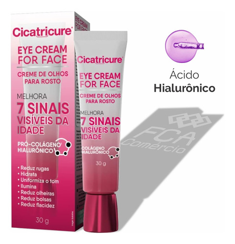 Cicatricure Eye Cream For Face Creme Para Olhos E Rosto 30g