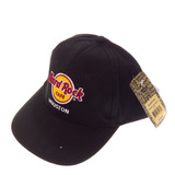 M4526 Hard Rock Cafe Houston Gorra Negra Original Unitall 