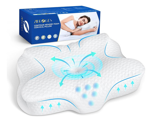 Almohada Cervical Viscoelástica, Dolor De Cuello Hombros 