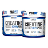 Combo Creatine: Creapure Profit Labs 300g Cada / 600g Totais