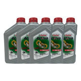 Pack X5 Litros Aceite Castrol Actevo 4t 20w50 Semisintetico 