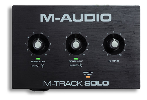 Interfaz Audio M Audio M Track Solo Usb Placa Impecable!