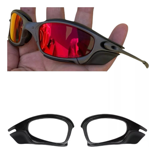 Oculos De Sol Juliet Xmetal Fire Red Romeo2 C/ Sideblindersx