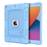 Funda Para iPad Generacion 7 8 Y 9 Resistente Azul Celeste