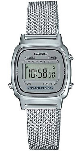 Reloj Casio Vintage Retro La-670wem M Tejida Impacto Online
