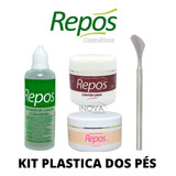 Kit Spa Dos Pés Repos 1+esfoliante+amaciante+uréia+bisturi