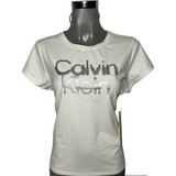 Calvin Klein Playera De Dama Talla M Original Nuevo Blanco.