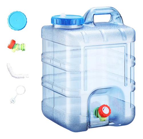 Contenedor De Agua Para Acampar Con Grifo, Cubo De 20 Litros