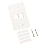 Face Plate Doble Jack Rj45 Commscope - Systimax