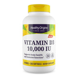 Suplemento En Cápsulas Blandas Healthy Origins  Vitamin D3 10000 Iu Vitaminas En Pote 360 Un