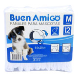 Pañales Para Mascota Para Machos Talla M 55x20 Cm