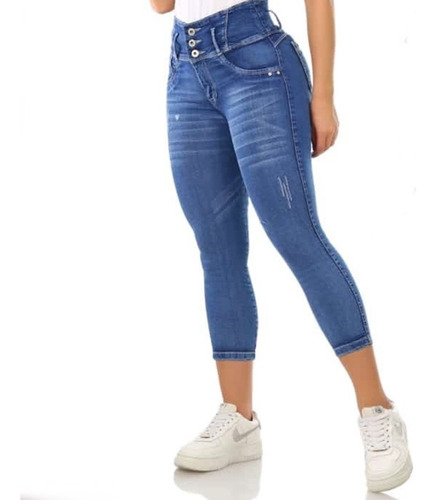 Jeans Levanta Cola Dif Estilos Varios Colores Moda Mujer