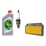 Kit Aceite Castrol Filtro Bujia New Crypton 110 Yamaha Tala