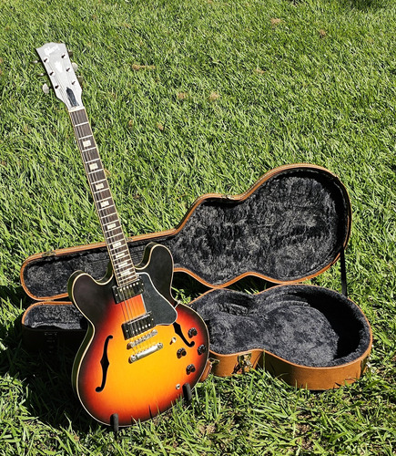 Guitarra Gibson Es-335 Satin Sunset Burst, C/case, Como Nova