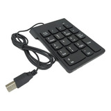 Mini Teclado Numérico Usb Com Fio 18 Teclas Digitação Macia