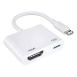  Adaptador Hdmi Para iPhone iPad Certificado Garantía Un Año