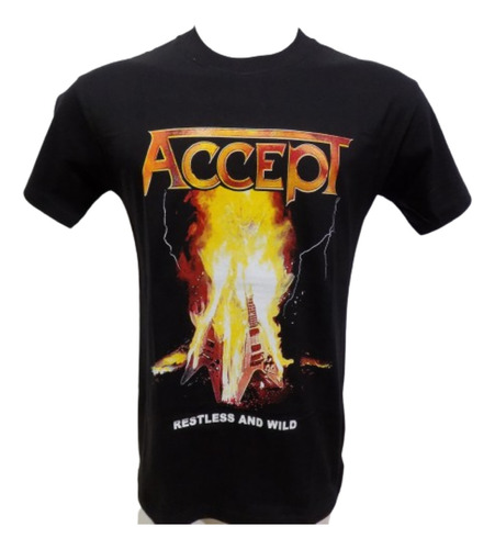 Remeras De Accept Xxl Xxxl Vs Modelos Rockería Que Sea Rock 