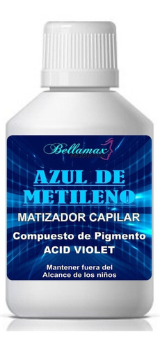 Azul De Metileno Matizador Capilar Bellamax 250ml
