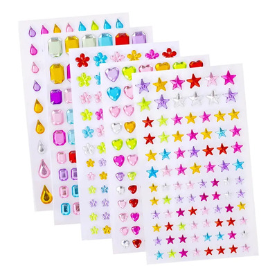 5 Hojas Pegatina De Diamante De Cristal Pegatinas La Carcasa | MercadoLibre