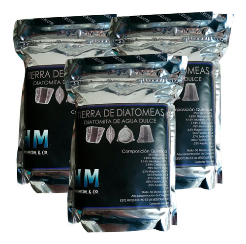 3kg Diatomeas Micronizadas Para Consumo Humano