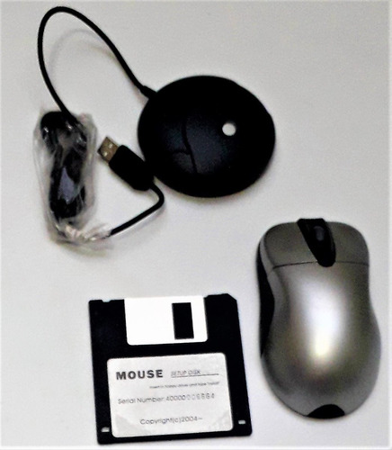 Mouse Óptico Con Receptor Inalámbrico Y Diskette Mijuky 