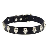 Gargantilla De Calavera Gangel, Collar De Cuero Suave, Colla