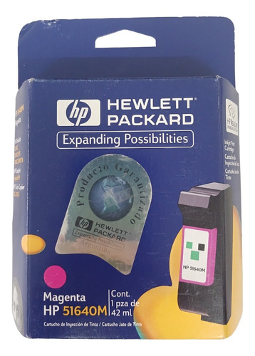 Cartucho Tinta Magenta 51640m 42ml Hp Hewlett Packard 