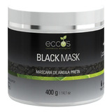 Máscara Faciai Para Pele Ecco's Black Mask 400g
