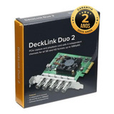 Blackmagic Decklink Duo 2 - Garantia 2 Anos - Pronta Entrega