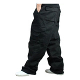 Pantalones Holgados De Hip Hop De Pierna Ancha Para Hombre