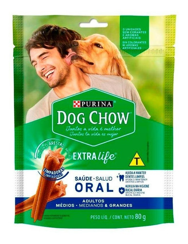 Dog Chow Extralife Oral Dental Stick P - Kg a $9200