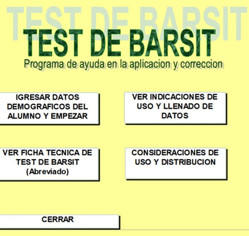 Soft Test De Inteligencia Barsit Automatizado Ilimitado