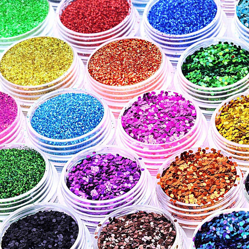 24 Colores De Purpurina Resina Epoxi Polvo De Pigmento ...